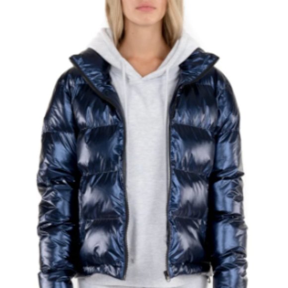 KUWALLA metallic blue jacket size L - Picture 1 of 7